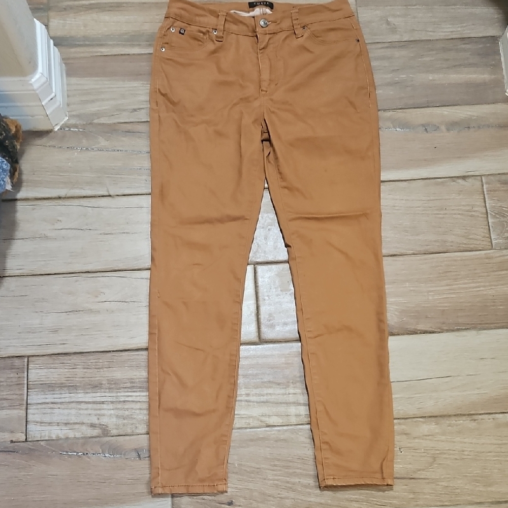 Tan Skinny Jeans with Sleek Fit  2467